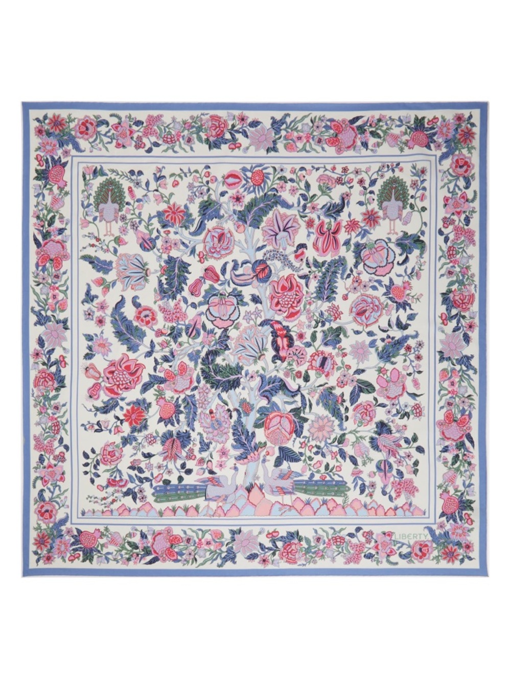 NWT Liberty London Tree of Life Silk Square Scarf